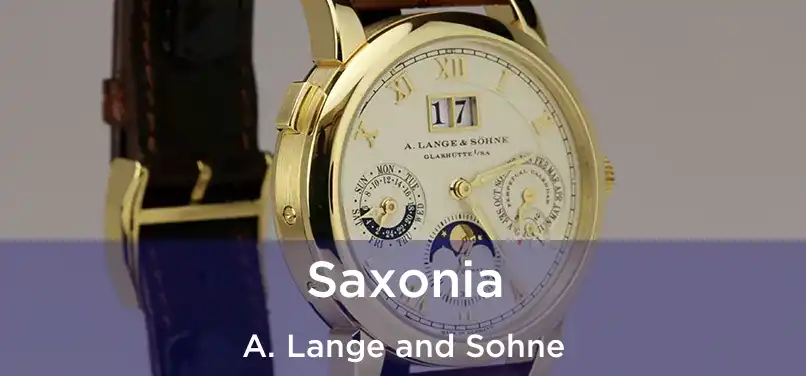  Saxonia A. Lange and Sohne